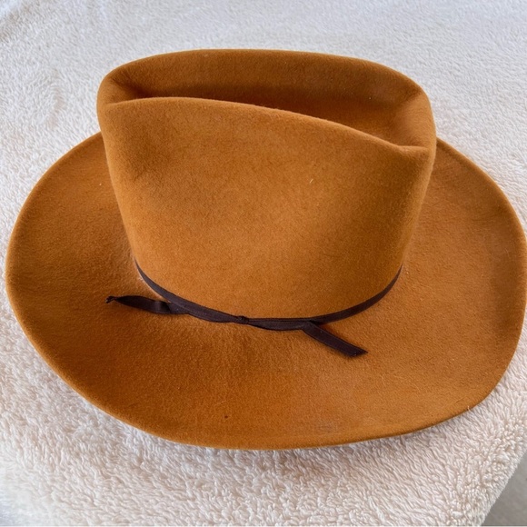 Rockmount Ranch Wear Other - ROCKMOUNT BUCKHORN 1750 RANCHWEAR WOOL COWBOY HAT RUST BROWN SIZE 6 7/8